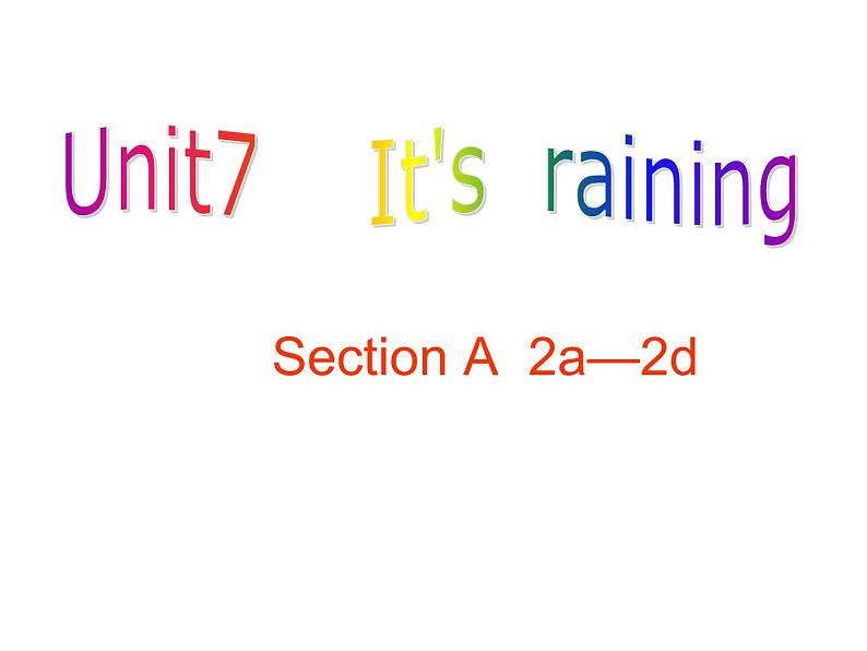 Unit7SectionA2a-2d课件人教版英语七年级下册第1页