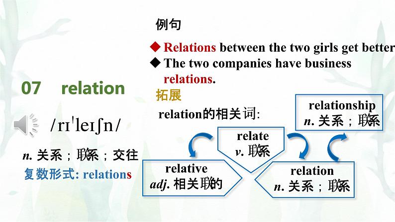 Unit4词汇讲解课件人教版八年级下学期第8页