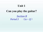 人教新目标(Go for it)版英语七年级下 Unit1 Can you  play  the  guitar 课件