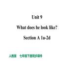 人教新目标七年级英语下册--Unit 9 What does he look like_ Section A 1a-2d课件+ 音频