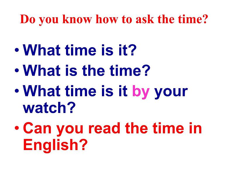 人教新目标(Go for it)版英语七年级下 Unit 2 What time do you go to school？ Section A(2) 课件03