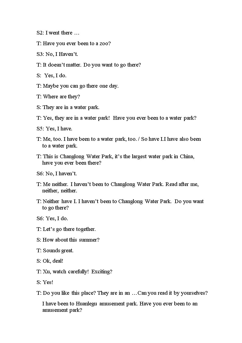 人教新目标（Go for it)版英语八年级下册 Unit 9 Have you ever been  to a museum Section A 1a—2d（教案）02