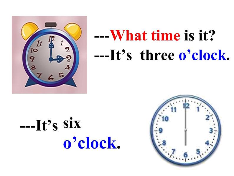 人教新目标(Go for it)版英语七年级下 Unit 2 What time do you  go to school 课件第3页