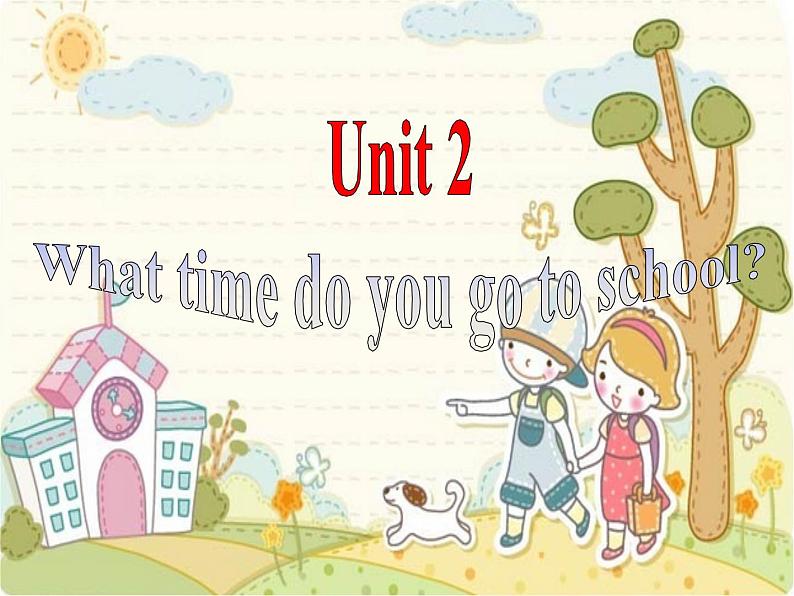 人教新目标(Go for it)版英语七年级下 Unit 2 What time do you go to school？ Section A Grammar Focus-3c 课件第1页