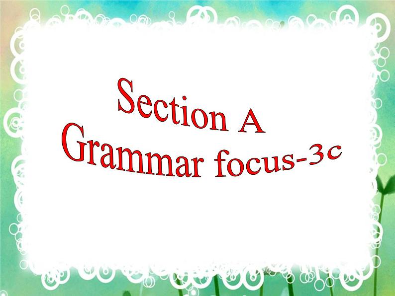 人教新目标(Go for it)版英语七年级下 Unit 2 What time do you go to school？ Section A Grammar Focus-3c 课件第2页