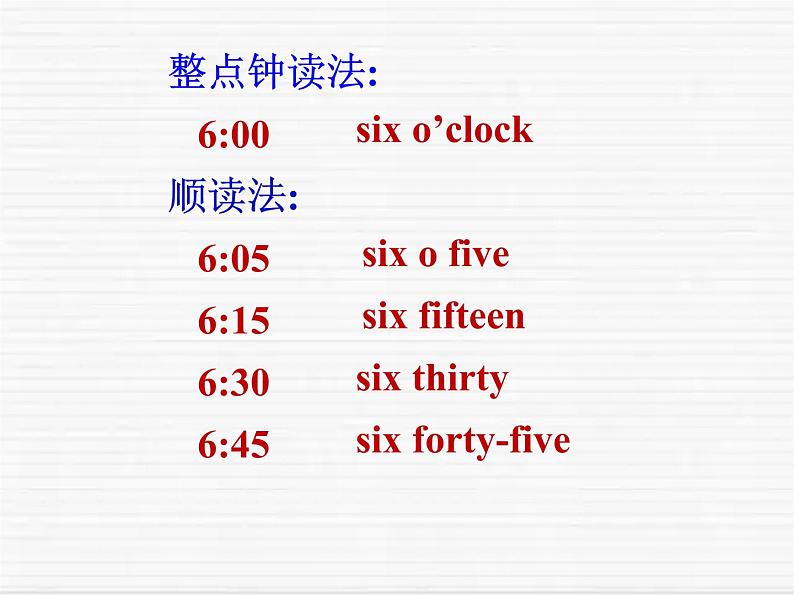 人教新目标(Go for it)版英语七年级下 Unit 2 What time do you go to school  课件第5页