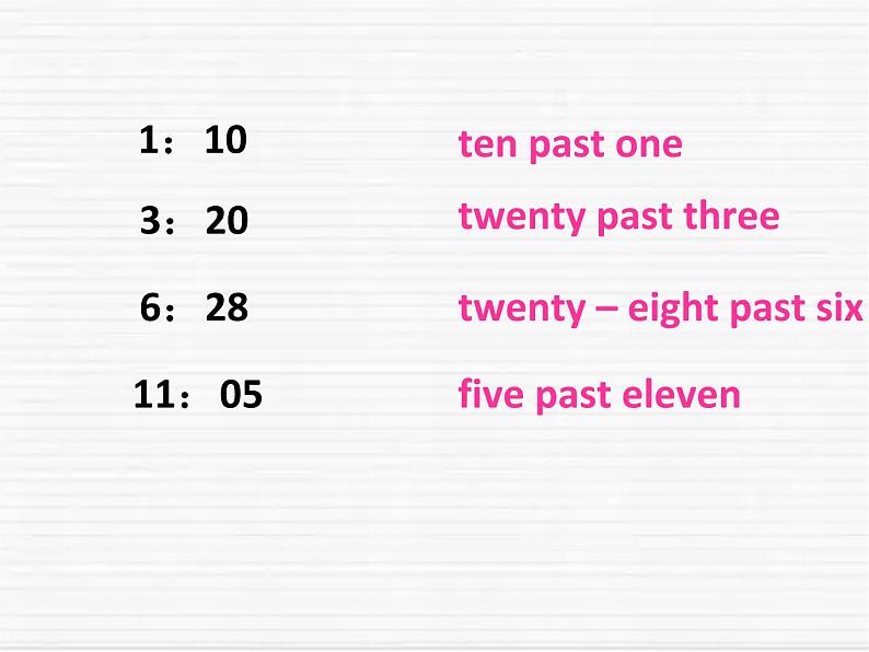 人教新目标(Go for it)版英语七年级下 Unit 2 What time do you go to school  课件第8页