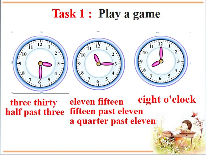 人教新目标(Go for it)版英语七年级下 Unit 2 What time do you go to school？ Section B 课件第4页