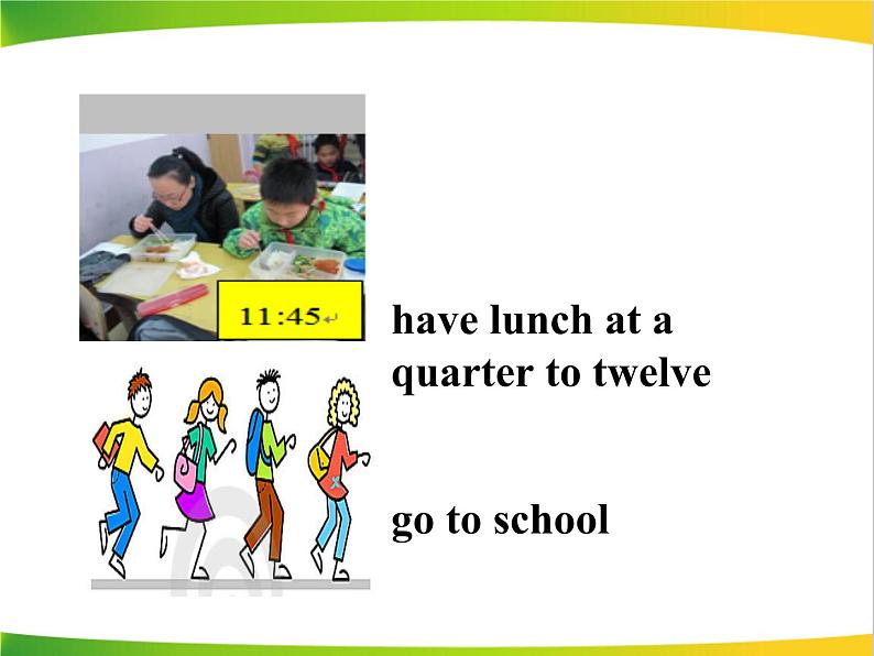 人教新目标(Go for it)版英语七年级下 Unit 2 What time do you go to school5th 课件07