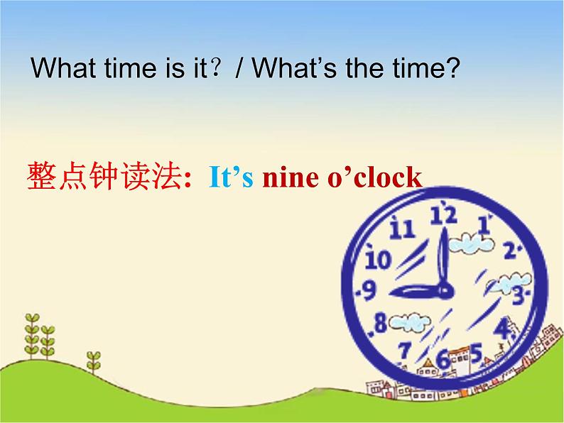 人教新目标(Go for it)版英语七年级下 Unit 2 What time do you go to school1st 课件第4页