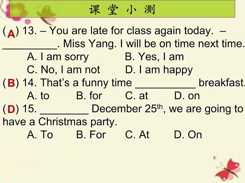 人教新目标(Go for it)版英语七年级下 Unit2 What time do you go to school sectionA 课件08