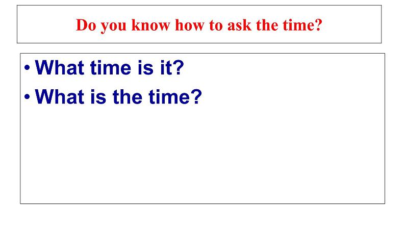 人教新目标(Go for it)版英语七年级下 Unit2    What time do you go to school？ 课件第4页