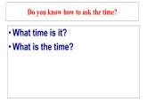 人教新目标(Go for it)版英语七年级下 Unit2    What time do you go to school？ 课件