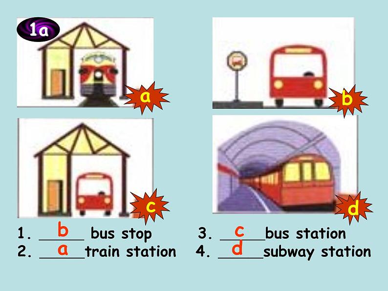 人教新目标(Go for it)版英语七年级下 Unit 3 How do you get to school课件第7页