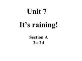 Unit7SectionA2a-2d课件人教版七年级英语下册