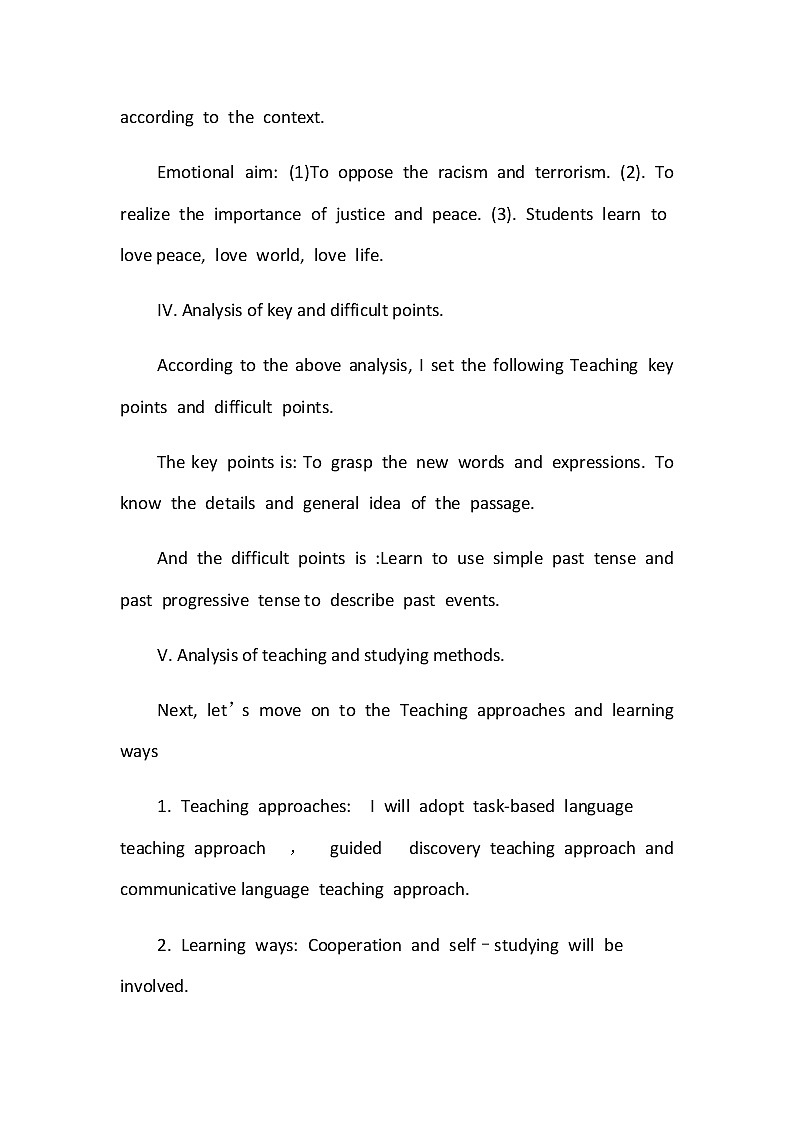 人教新目标（Go for it)版英语八年级下册 Unit5 What were you doing when the rain Section B 2a-2e（教案）03