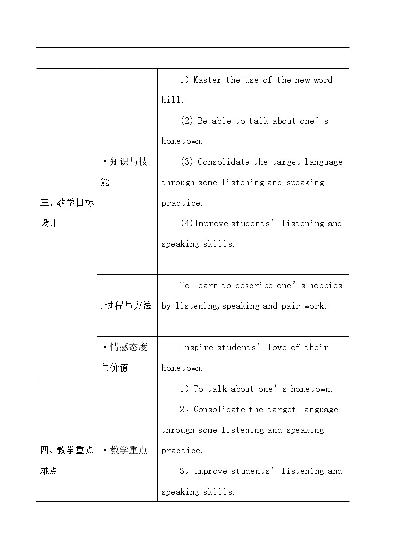 人教新目标（Go for it)版英语八年级下册 Unit10 I've had this bike for three yearsSection B 1a—1d(1)（教案）02