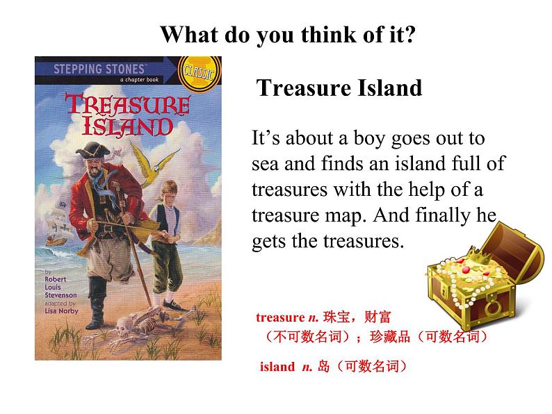 人教新目标（Go for it)版英语八年级下册 Unit 8 Have you read  Treasure Island yetSection A(4)（课件）05