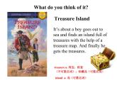 人教新目标（Go for it)版英语八年级下册 Unit 8 Have you read  Treasure Island yetSection A(4)（课件）