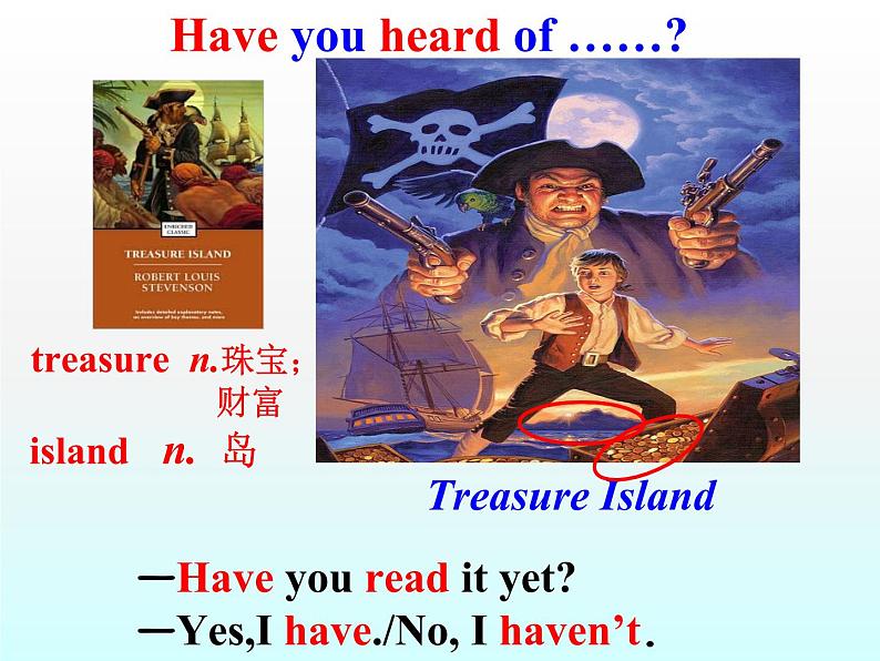 人教新目标（Go for it)版英语八年级下册 Unit 8 Have you read Treasure Island yet？Unit8 sectionA ——period1（课件）第6页