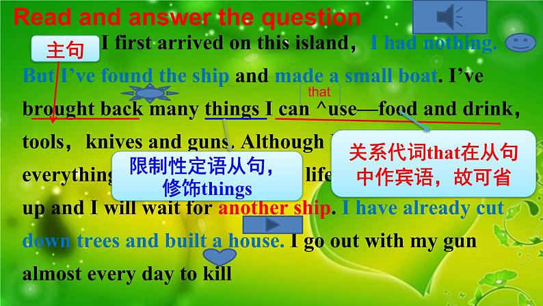 人教新目标（Go for it)版英语八年级下册 Unit 8 Have you read  Treasure Island yetSection A(2)（课件）06