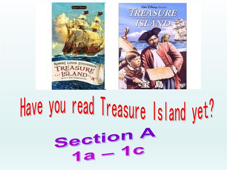 人教新目标（Go for it)版英语八年级下册 Unit 8 Have you read Treasure Island yet？（课件）第1页