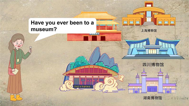 人教新目标（Go for it)版英语八年级下册 Unit 9 Have you ever been  to a museum   Section A (1 a-2 d)（课件）第4页