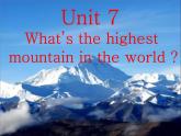 人教新目标（Go for it)版英语八年级下册 Unit 7 what's the highest mountain in the word SectionA 3a-3c（课件）