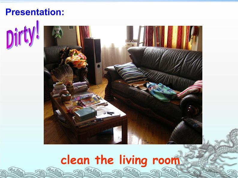 人教新目标（Go for it)版英语八年级下册 Unit 3 Could you please clean your roomSection A_1(1)（课件 ）第2页