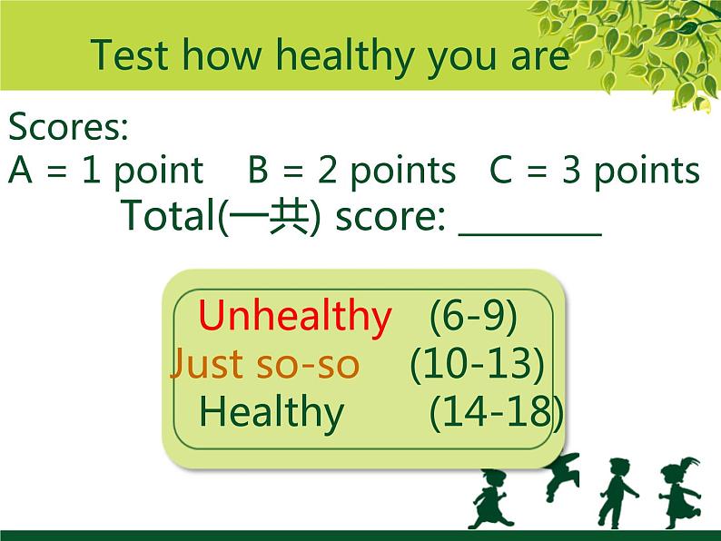 人教新目标（Go for it)版英语八年级下册 Unit 1 What’s the matterSection B（课件）第3页