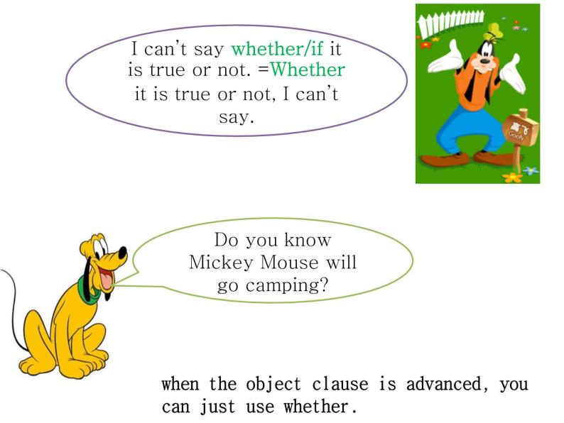 人教新目标（Go for it)版英语八年级下册 正确理解主语从句中，Whether 和 If 之间的区别（课件）06