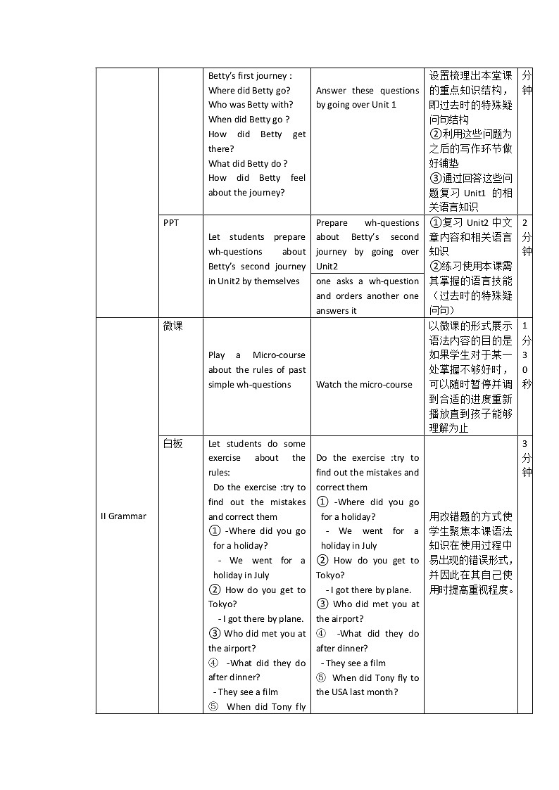 外研版英语七年级下册 Module 10 Unit 3 Language in use 教案02