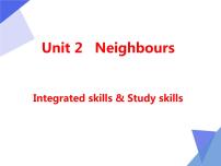 2021学年Unit 2 NeighboursStudy skills备课ppt课件