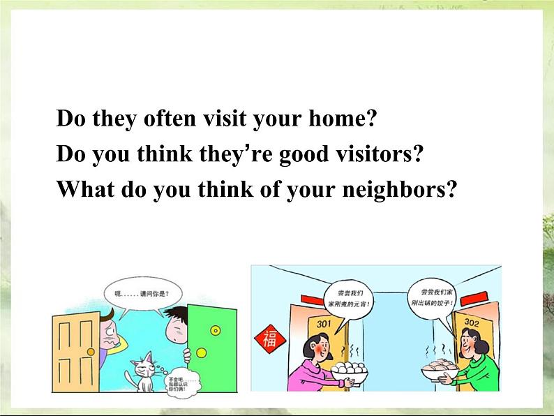 Unit2 Welcome to the unit课件2021-2022学年牛津译林版英语七年级下册第3页