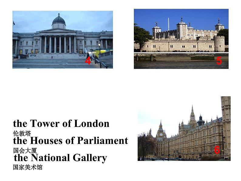 外研版英语七年级下册 Module 6 Unit 2 The London Eye is on your right. 课件05