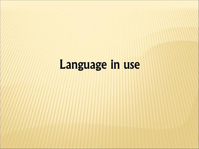 外研版英语七年级下册 Module 6 Unit 3 Language in use (2) 课件第1页