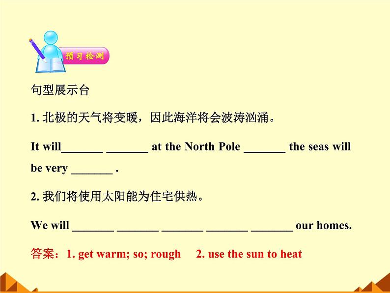 外研版英语七年级下册 Module 4  Unit 2Every family will have a small plane._ 课件第2页