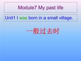 外研版英语七年级下册 Module 7 Unit 1 I was born in a small village (5) 课件
