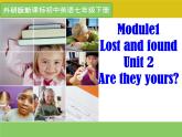 外研版英语七年级下册 Module 1 Unit 2 Are they yours 课件