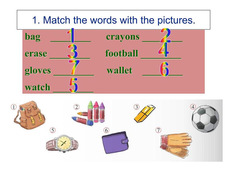 外研版英语七年级下册 Module 1 Unit 1 whose bag is this (5) 课件第7页