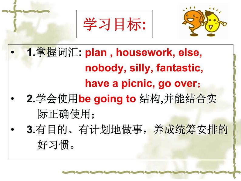 外研版英语七年级下册 Module 3 Unit 1 What are you going to do at the weekend？ (8) 课件02