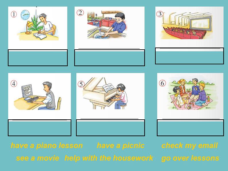 外研版英语七年级下册 Module 3 Unit 1 What are you going to do at the weekend (2) 课件03