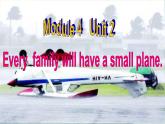 外研版英语七年级下册 Module 4  Unit 2 Every family will have a small plane (5) 课件