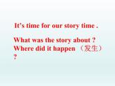 外研版英语七年级下册 Module 8 Unit 2 Goldilocks hurried out of the house (4) 课件