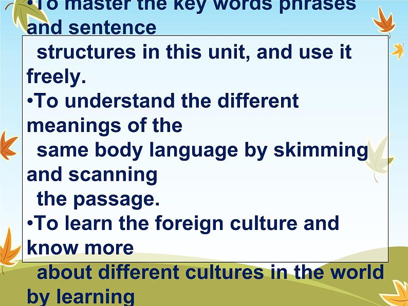 外研版英语七年级下册 Module 11 Unit 2 Here are some ways to welcome them. (2) 课件02