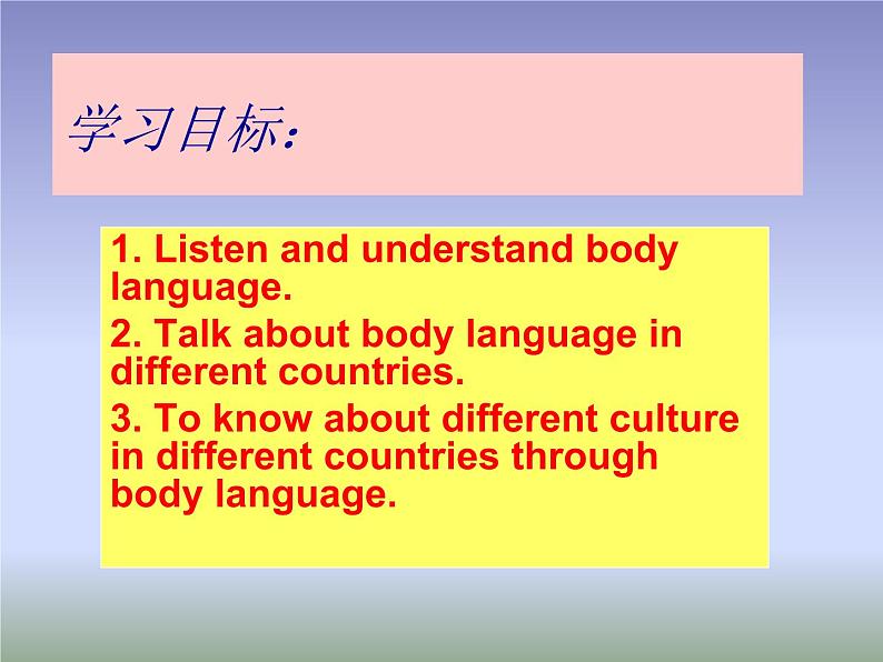 外研版英语七年级下册 Module 11 Unit 1 They touch noses (2) 课件第3页