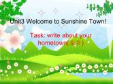 2020-2021学年牛津译林版英语七年级下册Unit 3 Welcome to Sunshine Town Reading 2 A video about Sunshine Tow Task：My hometown 课件