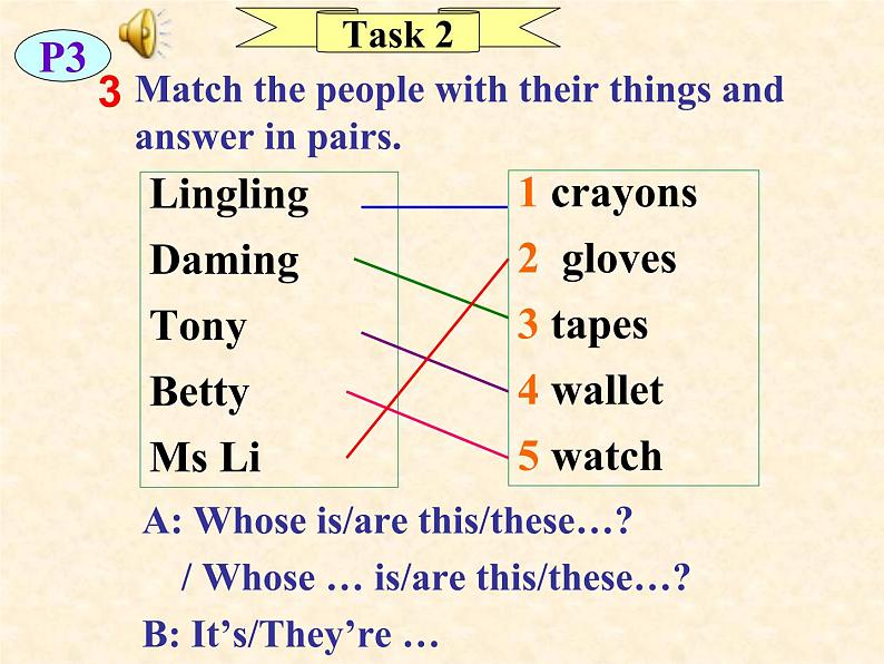 外研版英语七年级下册 Module 1 Uint 1 Whose bag is this？ 课件08