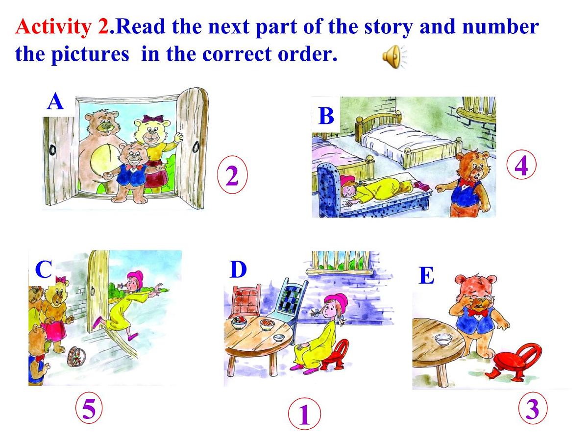 外研版英语七年级下册 Module 8 Unit 2 Goldilocks hurried out of the house (9) 课件第5页