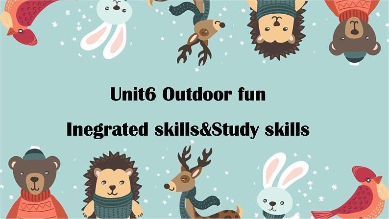 Unit6 Inegratedskills&Studyskills第四课时课件2021-202201